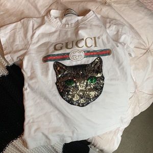 Gucci cat shirt